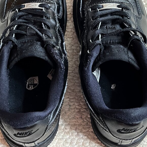 Nike Air Force 1 Boys Girls Size 3Y Black AF1 Sneakers FN0237-001 Year 2024 Shoe - Picture 6 of 12